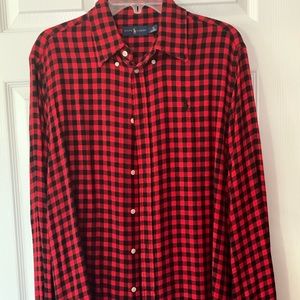 Ralph Lauren Buffalo Plaid Button Down XL